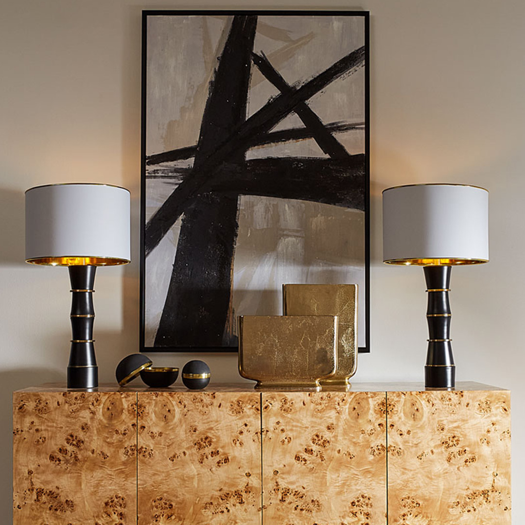 decor on wood table